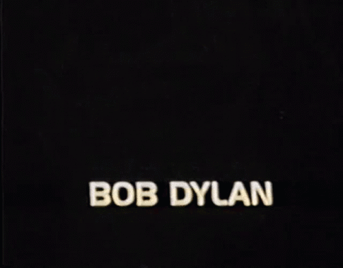 Bob Dylan Flashing Graphics Design GIF