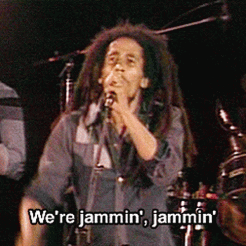 Bob Marley Were Jamming Jamming GIF