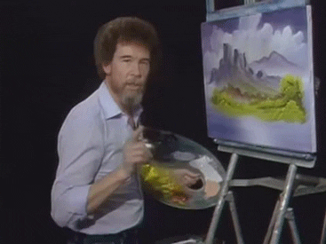 Bob Ross Believe That You Can Do It GIF