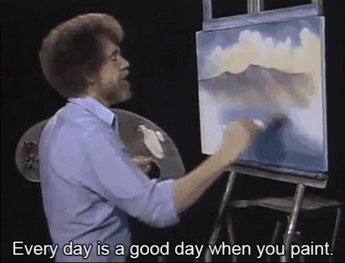 Bob Ross Gif GIF