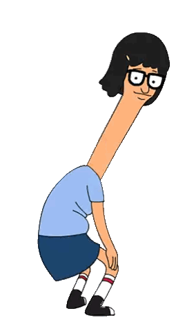 Bob's Burgers Character With Long Neck
