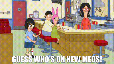 Bob's Burgers Family Sitting at Bar