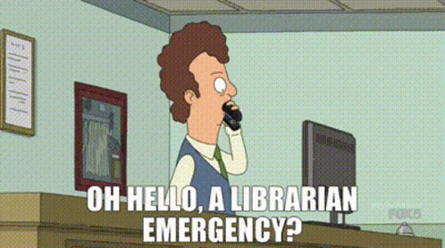Bob's Burgers Library Emergency Call GIF