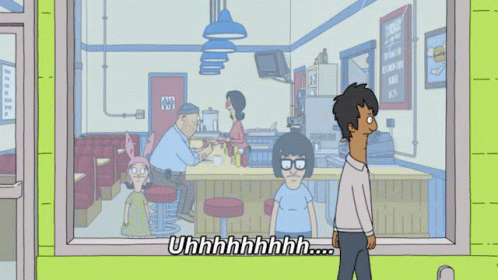 Bob's Burgers Man Standing in Front of Window