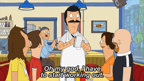 Bob's Burgers Thanksgiving Bob Belcher Getting Orders GIF
