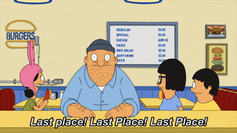 Bob's Burgers Thanksgiving Jimmy Pesto Last Place GIF
