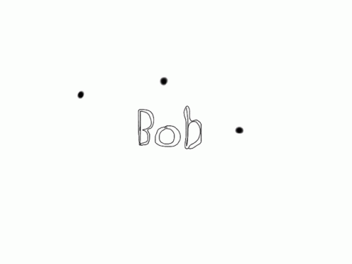 Bob Slow Mobile Letter Art GIF