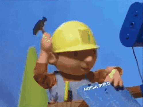 Bob the Builder Holding Hammer Nossa Build