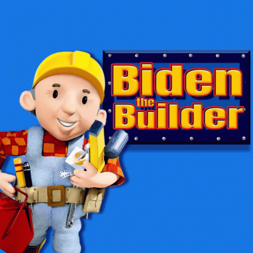 Bob the Builder Holding Toolbox