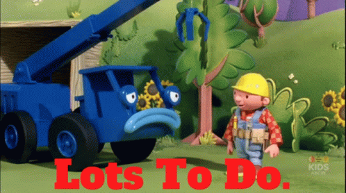 Bob The Builder Says Lots To Do In Red