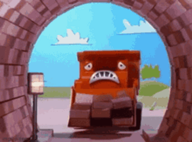 Bob The Builder Worried Smuck Carrying Bricks GIF