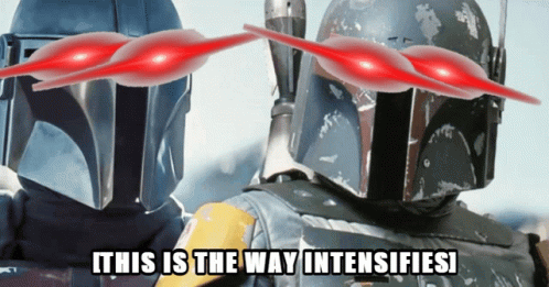Boba Fett And Darth Vader This Is The Way Intensifies GIF