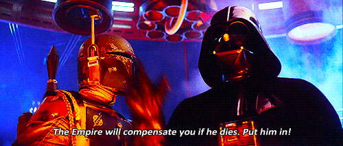 Boba Fett Darth Vader Star Wars GIF