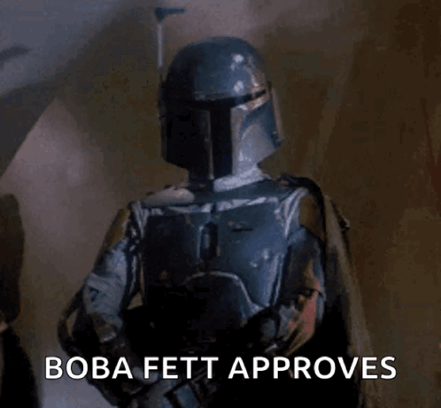 Boba Fett Holding Rifle