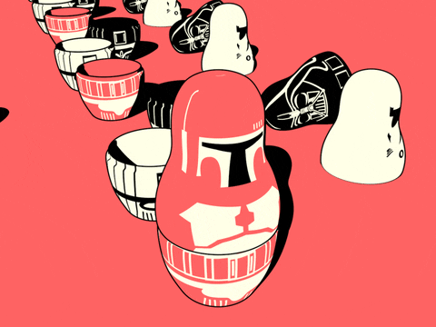 Boba Fett Starwars Russian Doll GIF