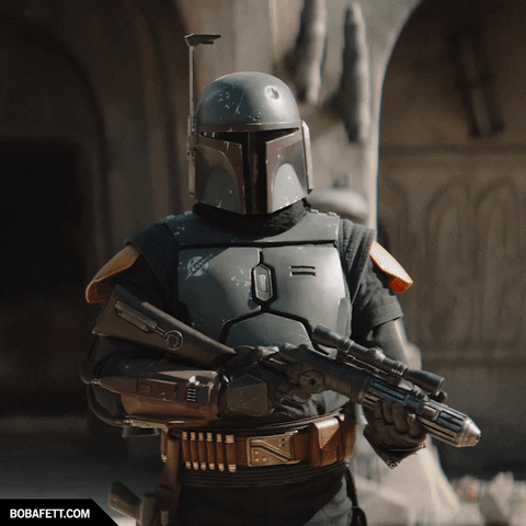 Boba Frett Standing Still GIF
