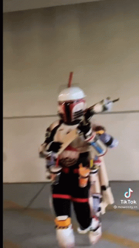 Boba Tea Cape Fett Cosplay GIF