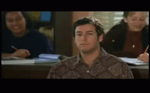 Bobby Boucher Reciting In School GIF