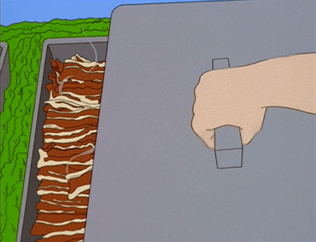 Bobby Hill Cooking Bacon GIF
