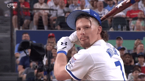 Bobby Witt Hit The Ball GIF