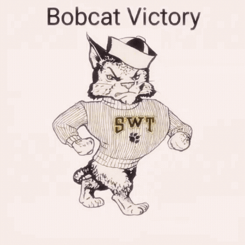 Bobcat Wearing Sweater Saying SWT