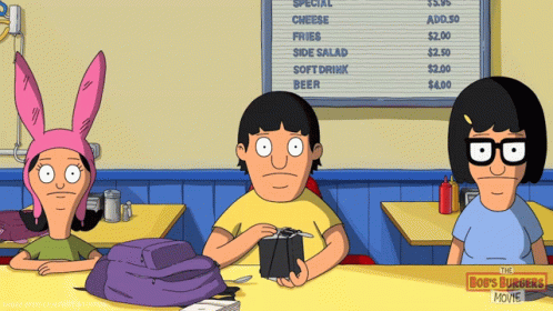 Bobs Burgers Belcher Kids Blank Stare GIF