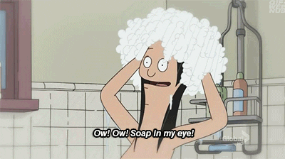 Bobs Burgers Linda Belcher Showering GIF