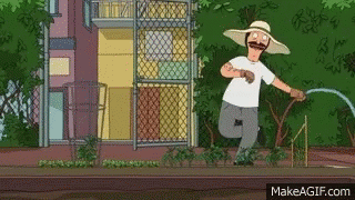 Bobs Burgers Watering And Gardening GIF