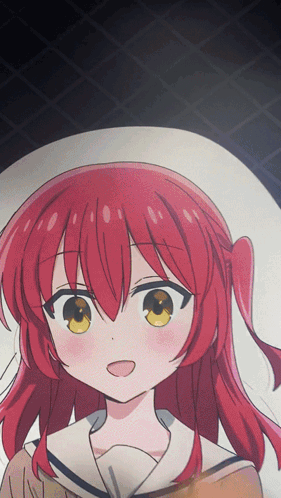 Bocchi The Rock Head Pat GIF