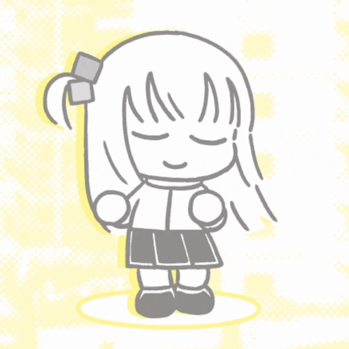 Bocchi The Rock Hitori Goto Chibi Dance GIF