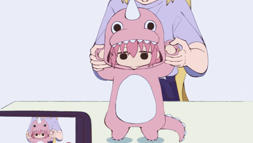 Bocchi The Rock Hitori Goto Dinosaur Dance GIF