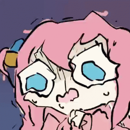 Bocchi The Rock Hitori Goto Smudge Face GIF