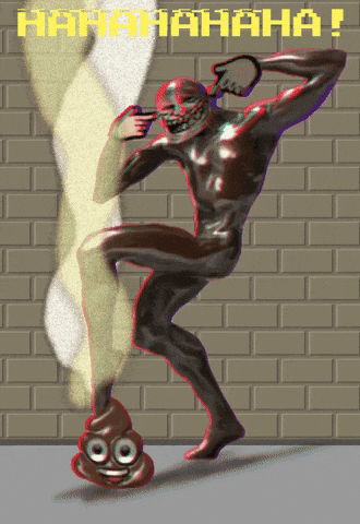 Body Builder Troll Face Meme GIF