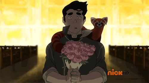 Bolin With Feels Flying Away GIF