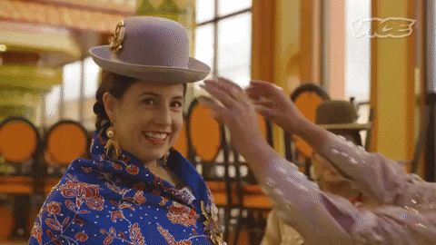 Bolivia Cholitas Dancing GIF