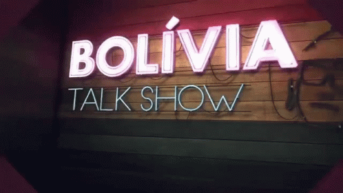Bolivia Talk Show GIF