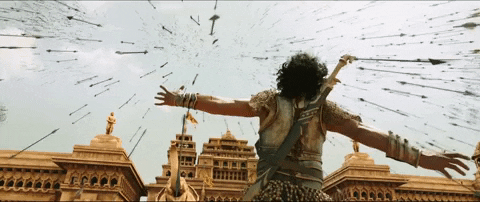 Bollywood Baahubali Falling Arrows GIF