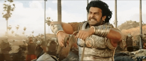 Bollywood Baahubali Riding Horse GIF