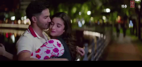 Bollywood Hug Romantic Flirting Couple GIF