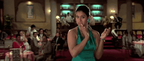 Bollywood Kajol Clapping GIF