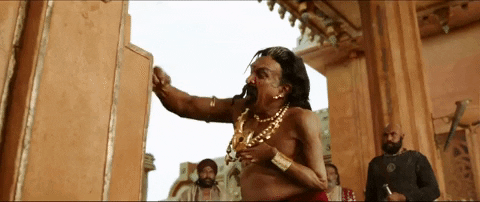 Bollywood Man Breaking Wall GIF