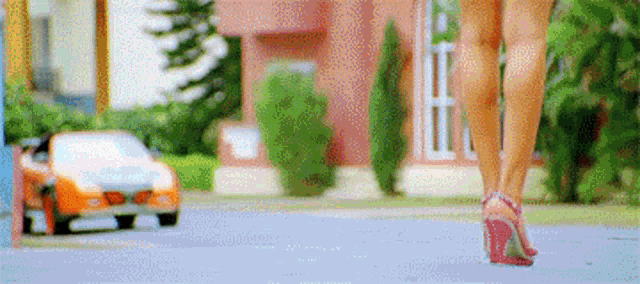Bollywood Man Flipping Car Flower GIF