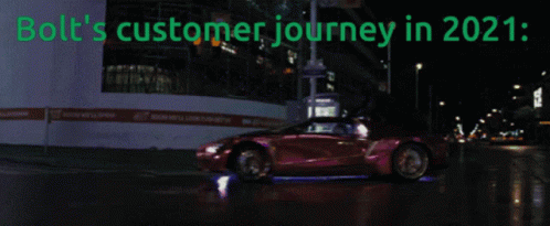 Bolt Customer Journey 2021 In Green GIF