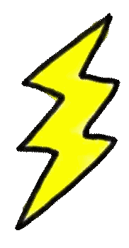 Bolt Doodle Sticker