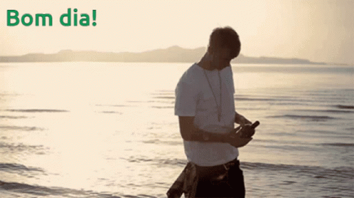 Bom Dia Ocean Throwing Bottle GIF