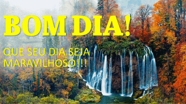 Bom Dia Waterfalls GIF