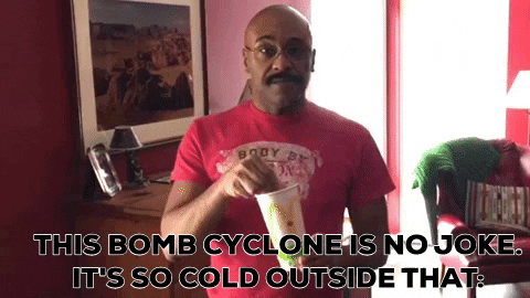 Bomb Cyclone Is No Joke Ice Mc GIF