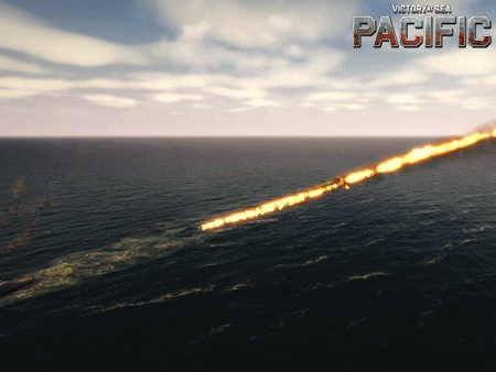 Bombs Fired On A Battleship GIF