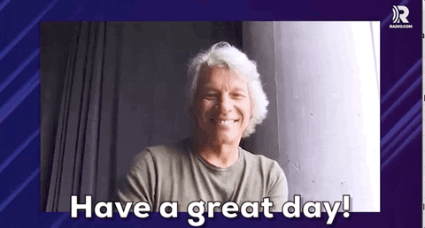 Bon Jovi Have A Great Day GIF