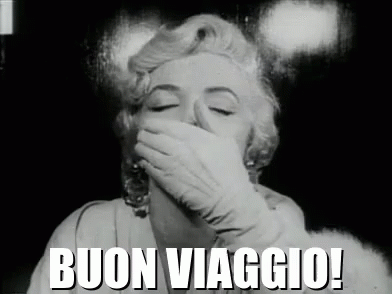 Bon Voyage Marilyn Monroe GIF